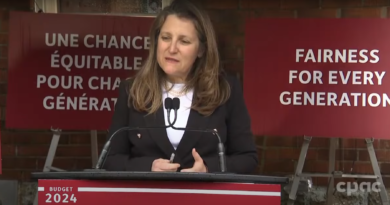 Canada's Deputy Prime Minister and Minister of Finance Chrystia Freeland announces 30 year mortgage amortizations among other housing measures (source: YouTube / CPAC)